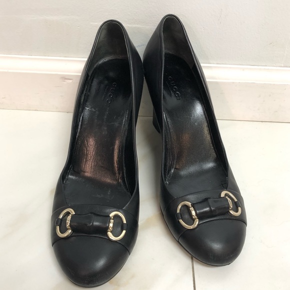 Gucci Shoes - Authentic Gucci Horsebit Wedges